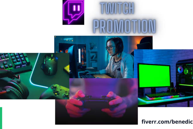 I will do twitch promotion for twitch channel to boost vlews and f0ll0ws