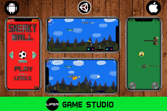 I will do unity 3d 2d mobile game development, develop unity games, game prototype, fix