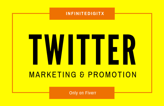 I will do very organic twitter promotion and marketing