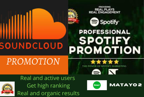 I will do viral organic soundcloud and spotify music promotion and run campaigns