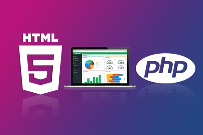 I will do web design html,css,bs4,js and backend with php,mysql