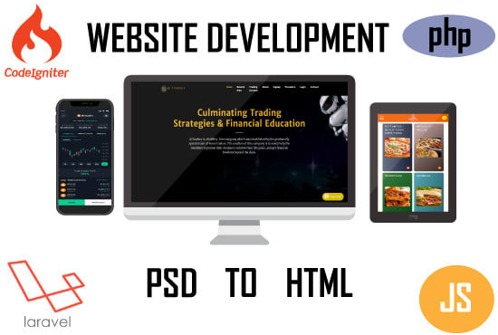 I will do web design HTML,CSS,PHP