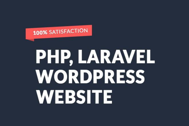 I will do web development using PHP, yii 1, laravel, yii 2, wordpress