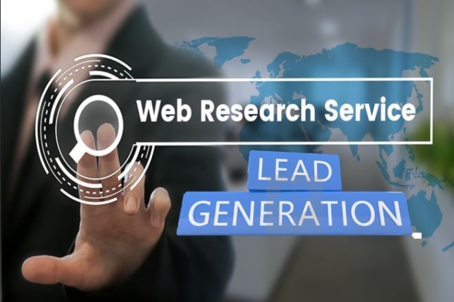 I will do web research and lead generation