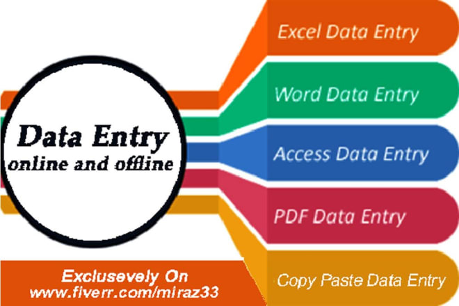 I will do web research, data entry and data processing for you
