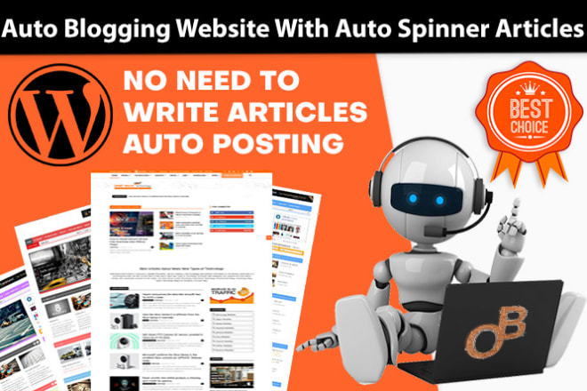 I will do wordpress auto blogging website with auto spinner article