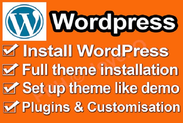 I will do wordpress theme install demo and plugins setup 2 hours