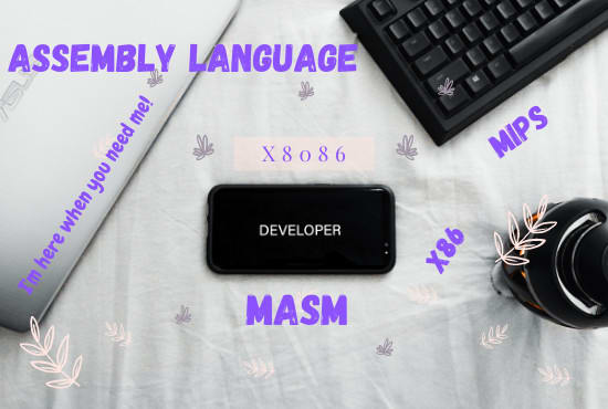 I will do x86 masm mips nasm and arm assembly language development