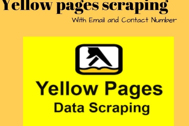 I will do yellow pages data scraping to find business leads