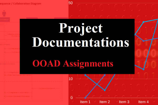 I will do your project documentation, uml, erd, class, use case etc