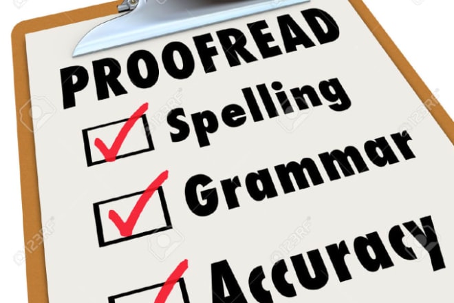 I will do your proofreading, editing, copy editing jobs