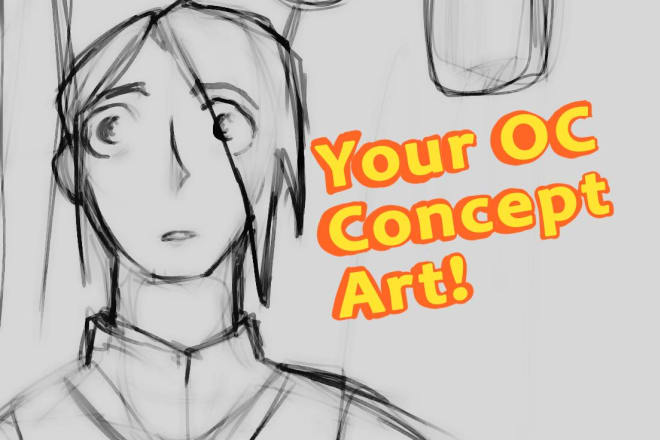 I will draw concept art of your original characters