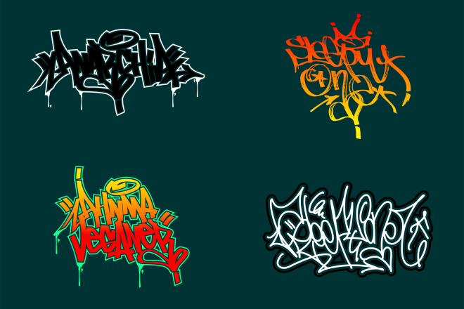 I will draw handstyle graffiti tagging for your clothing brand