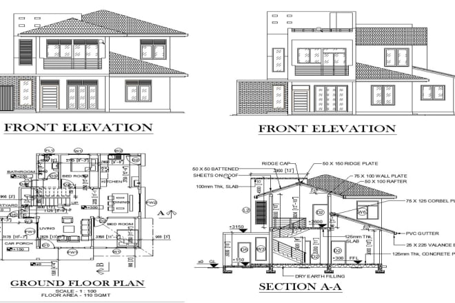 I will draw house plan design in autocad