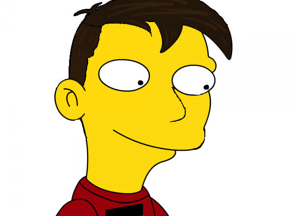 I will draw you a profilepicture in simpsons style