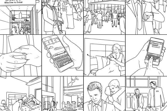 I will draw you a storyboard from any story