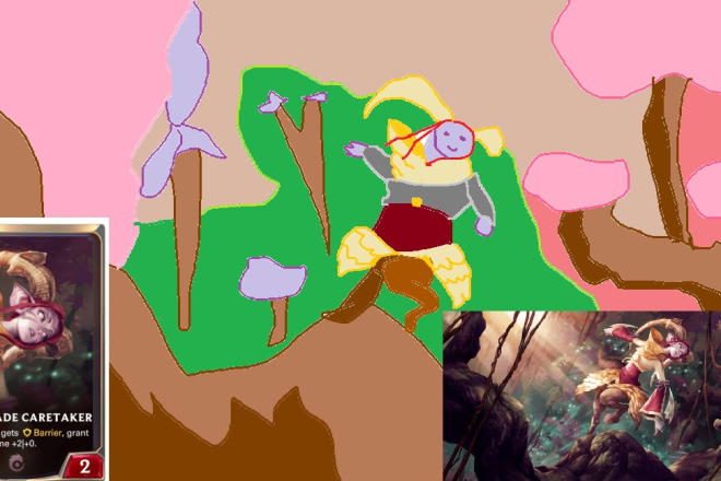 I will draw you your favorite champion or game character in mspaint meme format