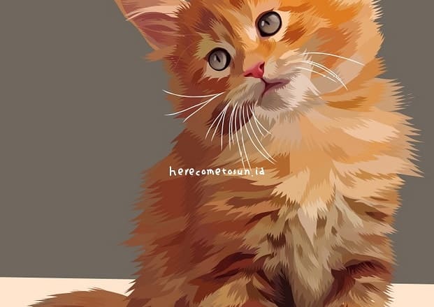 I will draw your cat,dog, or etc into cartoon or vector image
