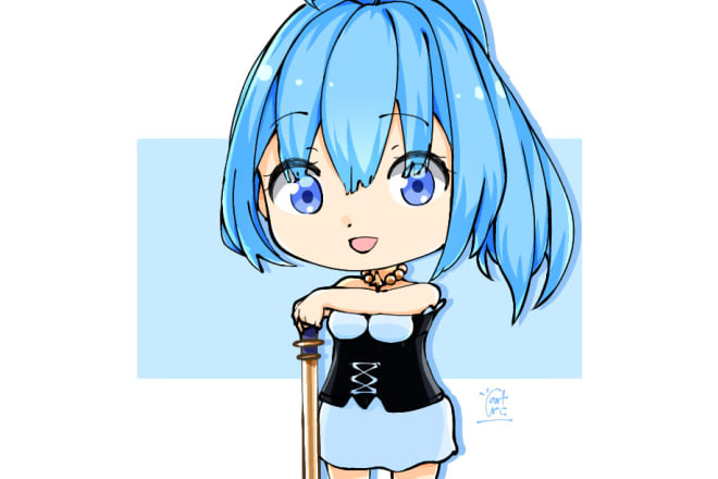 I will draw your characters into my chibi art style