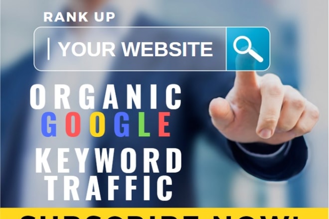 I will drive 50 000 google organic search traffic using keywords