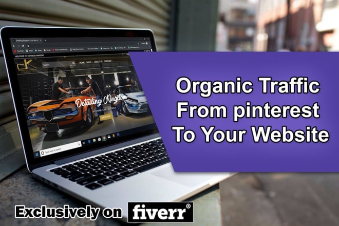 I will drive organic traffic from pinterest to your website