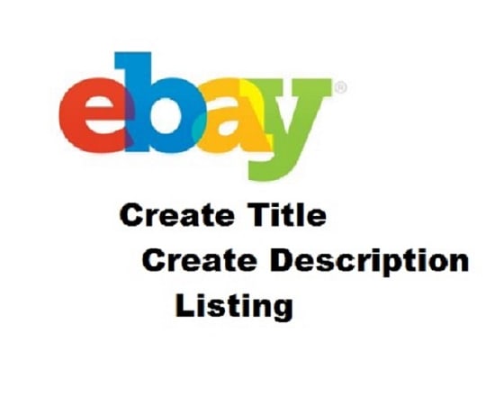 I will ebay products listing, title create, description writer