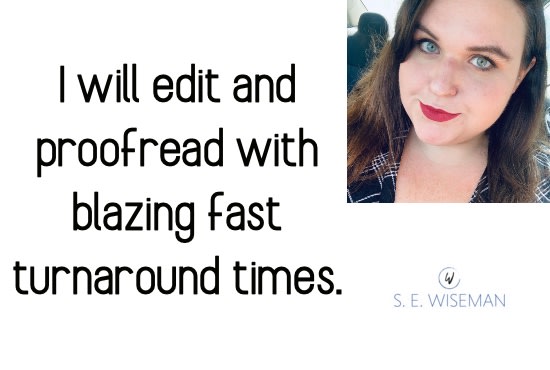 I will edit and proofread with blazing fast turnaround times