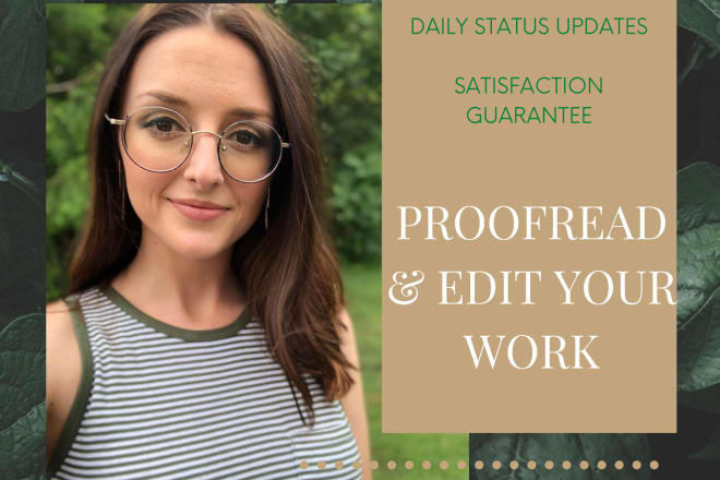 I will edit and proofread your article, ebook, or blog post