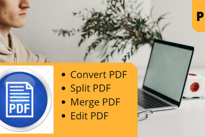 I will edit, merge and split pdf, and make fillable forms