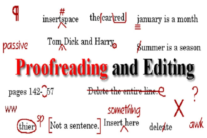 I will edit upto 5 pages or 1500 words for grammar and spelling