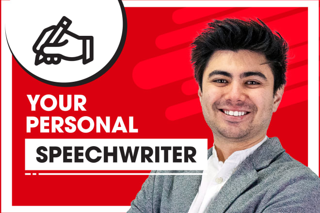 I will edit your speech for any occasion