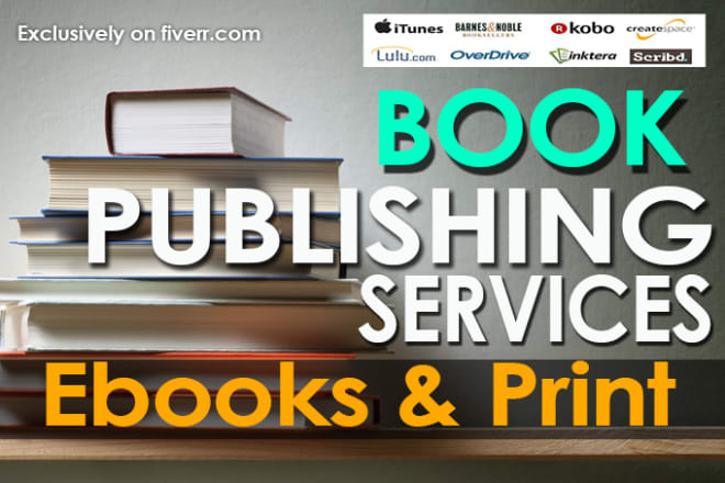 I will edit,typesetting, bookcover design and self publish your book on publishing site