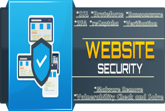 I will enhance security,install ssl, remove malwares of wordpress
