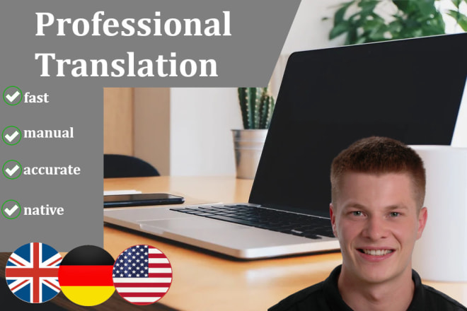 I will expertly translate english to german