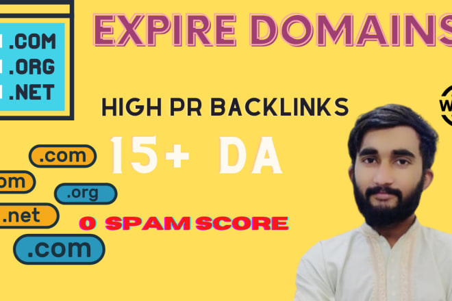 I will find high authority expired domain research with zero spam score