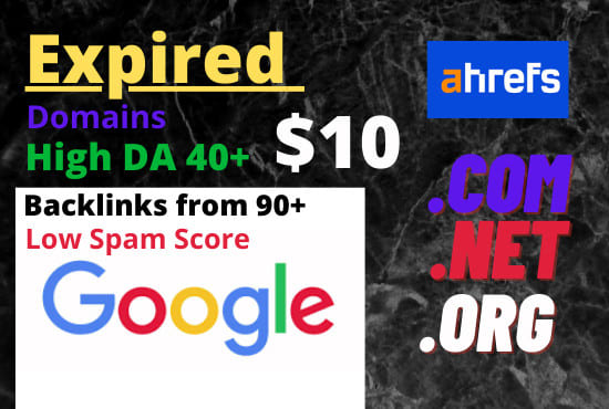 I will find high domain authority expired domain ranking in google