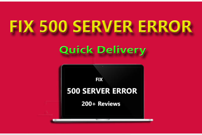 I will fix 500 internal server error