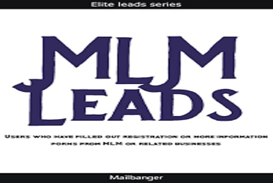 I will generate real and active mlm lead for your business