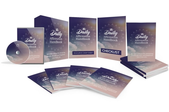 I will give daily affirmation handbook ebook videos resell pack
