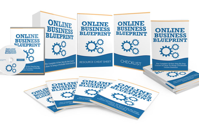 I will give online business blueprint pl resell rights ebook videos