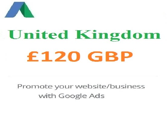 I will give you 120 gbp coupon credit adwords promotion