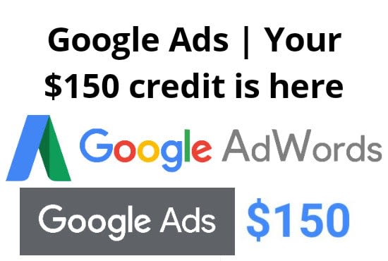 I will give you 150 usd coupon credit adwords promotion