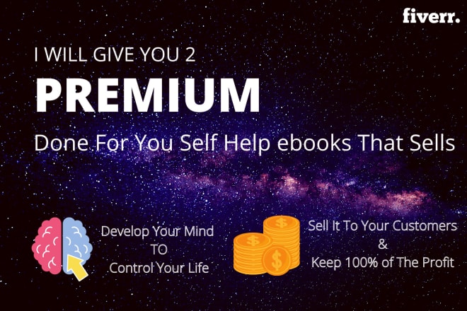 I will give you 2 self help ebooks with resell rights