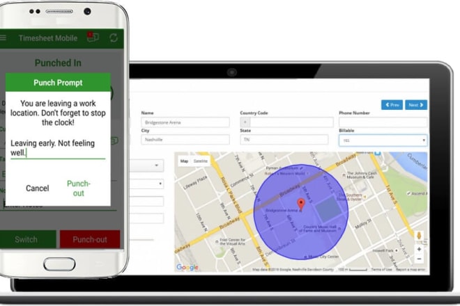 I will gps google map geo location app tracking app live tracking app location app