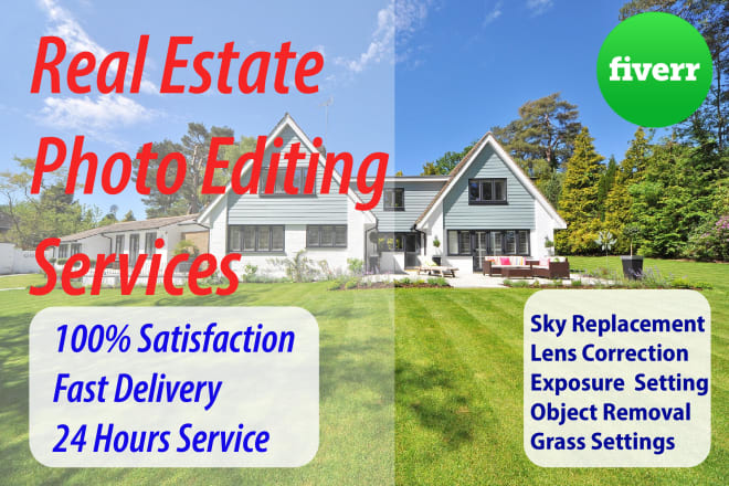 I will hdr real estate photo editing