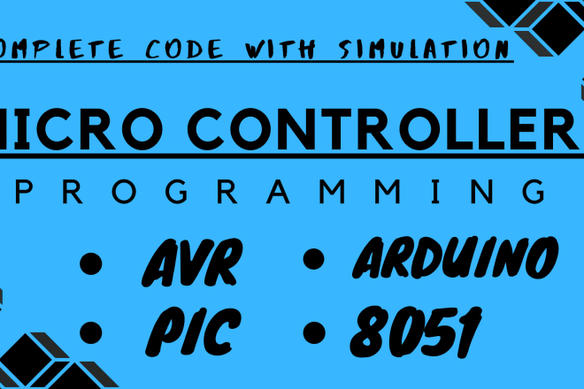 I will help in microcontroller programming