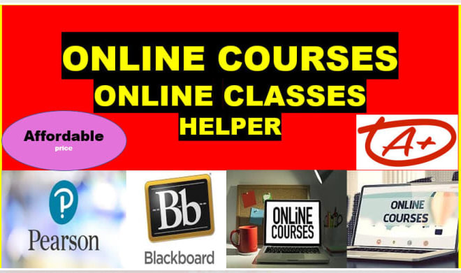 I will help in online lessons courses and classes of any subject