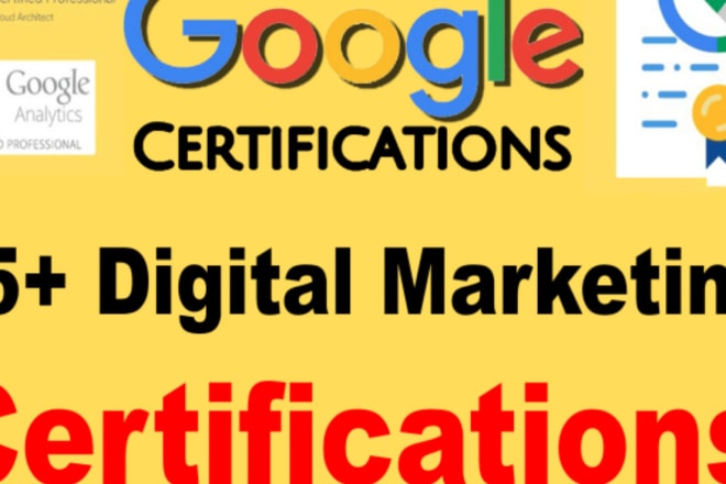 I will help you get google, yandex and 70 certifications