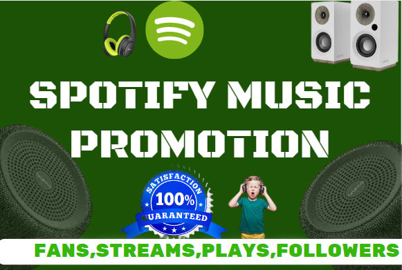 I will improve spotify monthly listeners and streams,spotify album promotion
