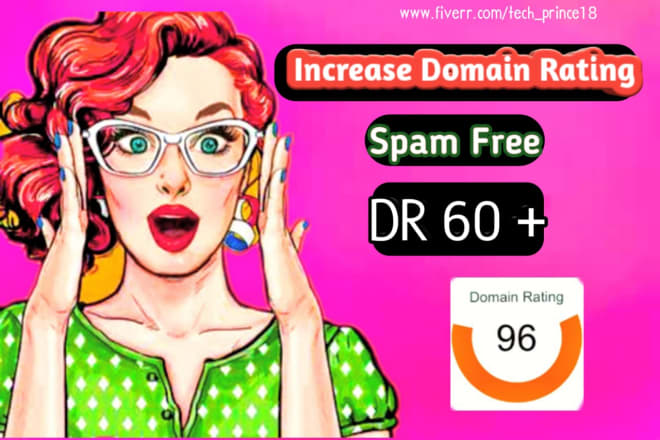 I will increase domain rating DR 60 in 15 days